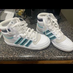 Adidas girls youth high tops